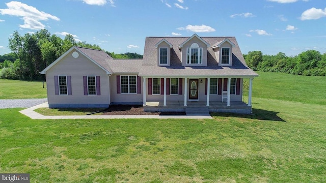 7204 Morris Rd, Spotsylvania, VA 22551 - view of front of house with covered porch and a front yard