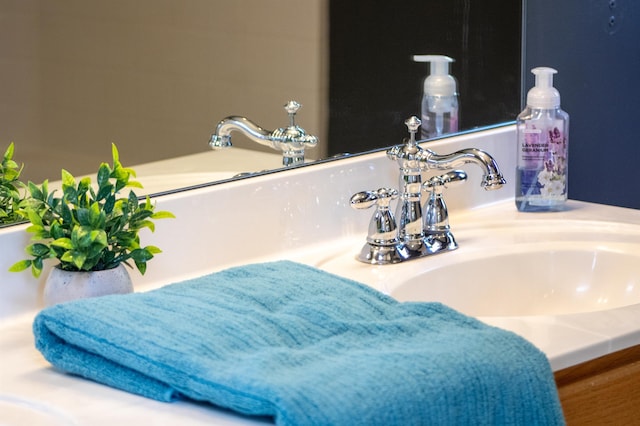 bathroom view of vanity