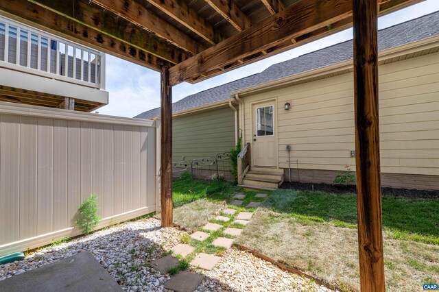 915 Flat Waters Ln, Charlottesville, VA 22911 - back of house featuring entry steps and fence