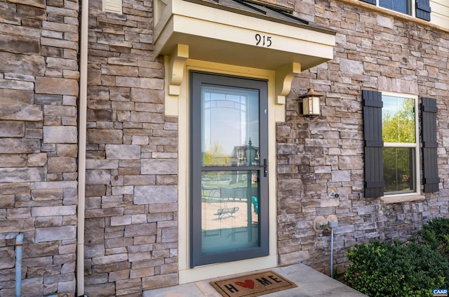 915 Flat Waters Ln, Charlottesville, VA 22911 - entrance to property featuring stone siding