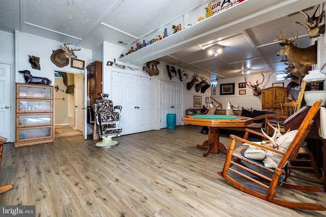 528 Ellis Dr, Luray, VA 22835 - game room with wood finished floors and billiards