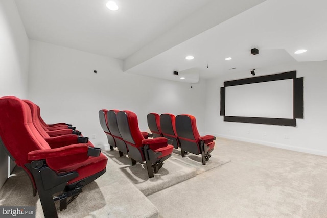 3714 Fairways Ct, Fredericksburg, VA 22408 - cinema with carpet flooring and recessed lighting