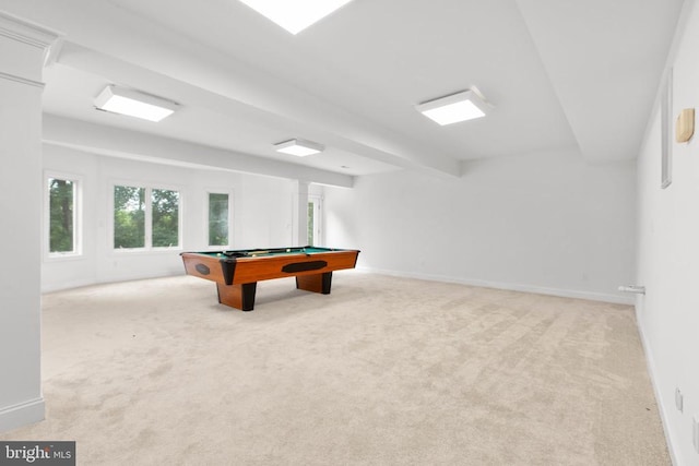 3714 Fairways Ct, Fredericksburg, VA 22408 - game room with carpet floors and billiards
