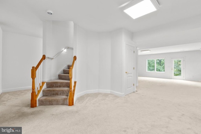 3714 Fairways Ct, Fredericksburg, VA 22408 - stairway with carpet flooring
