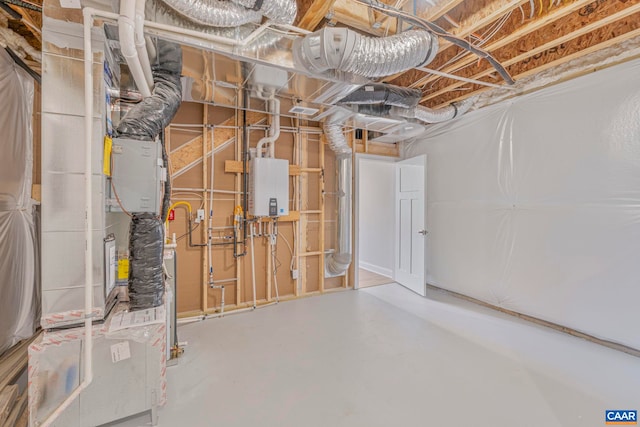 36 Mary Jackson Ct, Charlottesville, VA 22902 - unfinished below grade area featuring water heater