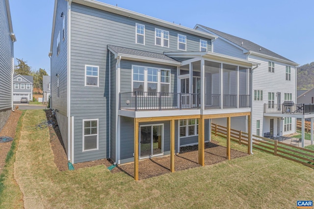 36 Mary Jackson Ct, Charlottesville, VA 22902 - back of property featuring a sunroom