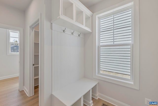 36 Mary Jackson Ct, Charlottesville, VA 22902 - mudroom with light wood-style floors and baseboards