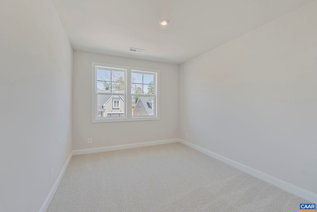 36 Mary Jackson Ct, Charlottesville, VA 22902 - spare room featuring light colored carpet, baseboards, and recessed lighting