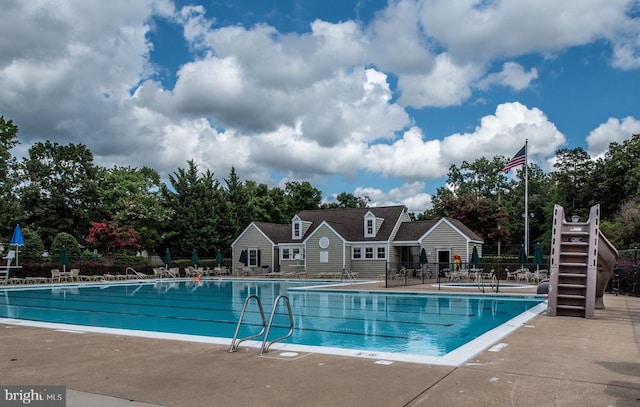 3910 Corbin Hall Ln, Fredericksburg, VA 22408 - community pool featuring a patio
