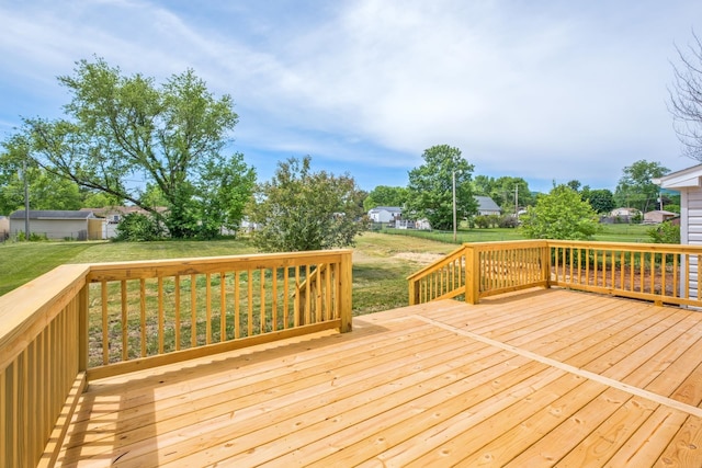 274 Dry Branch Rd, Churchville, VA 24421 - deck featuring a lawn