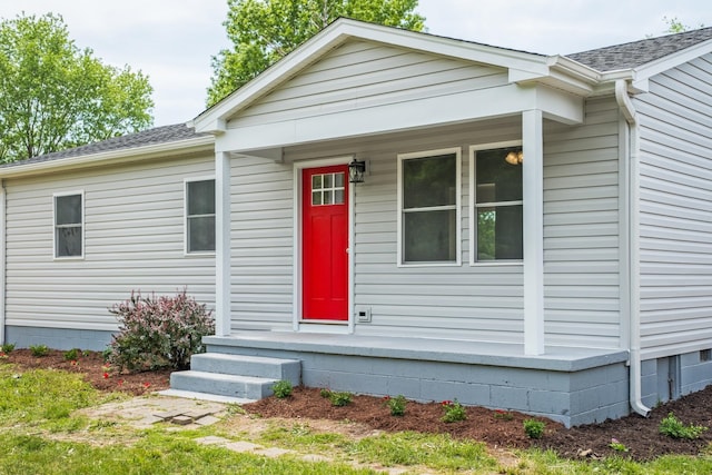 274 Dry Branch Rd, Churchville, VA 24421 - view of front of home with a shingled roof and crawl space