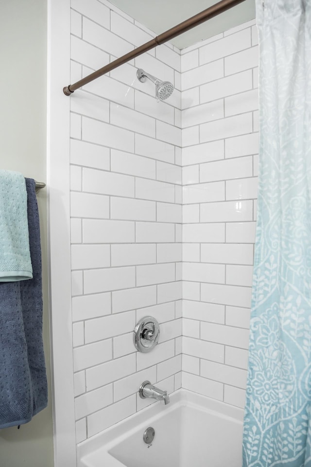 274 Dry Branch Rd, Churchville, VA 24421 - bathroom featuring shower / tub combo with curtain