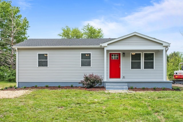 274 Dry Branch Rd, Churchville, VA 24421 - view of front of home with a front yard and roof with shingles