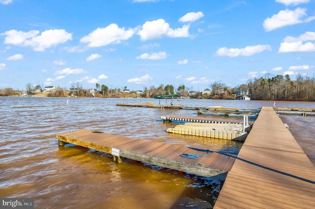 dock with a water view