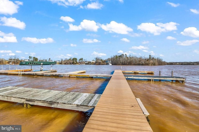 dock with a water view