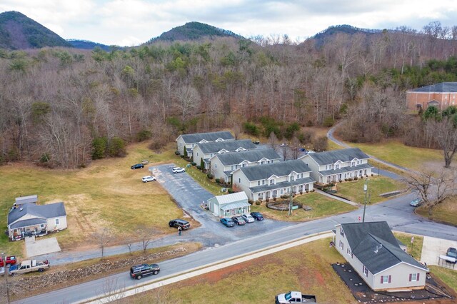 2754 Maple Ave, Buena Vista, VA 24416 - drone / aerial view featuring a wooded view and a mountain view