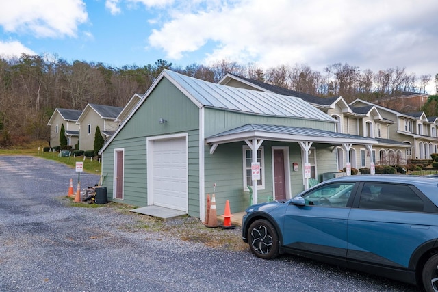 2754 Maple Ave, Buena Vista, VA 24416 - view of front of home with metal roof and a garage