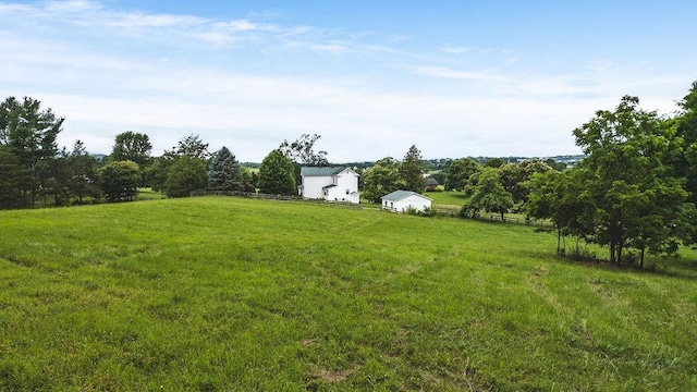 757 Entry School Rd, Waynesboro, VA 22980 - view of yard with an outdoor structure and a view of rural / pastoral area