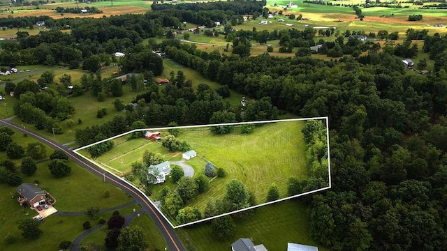 757 Entry School Rd, Waynesboro, VA 22980 - view of property location featuring property parcel outlined and rural landscape