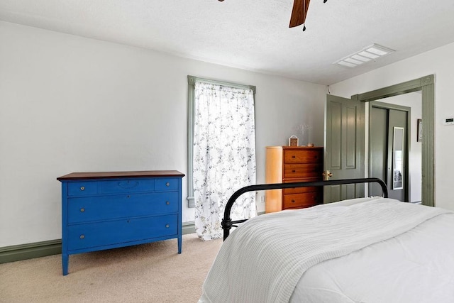 757 Entry School Rd, Waynesboro, VA 22980 - bedroom featuring light carpet and a ceiling fan