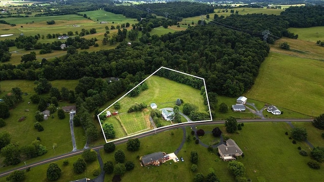 757 Entry School Rd, Waynesboro, VA 22980 - view of property location featuring rural landscape and property parcel outlined