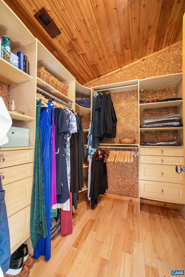6696 Highlander Way, Crozet, VA 22932 - spacious closet featuring hardwood / wood-style flooring
