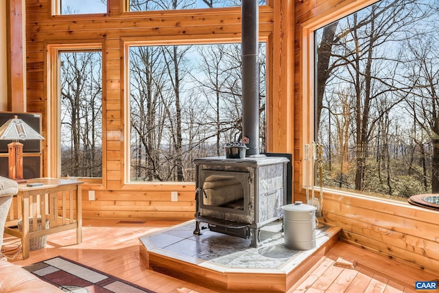 6696 Highlander Way, Crozet, VA 22932 - detailed view of a wood stove