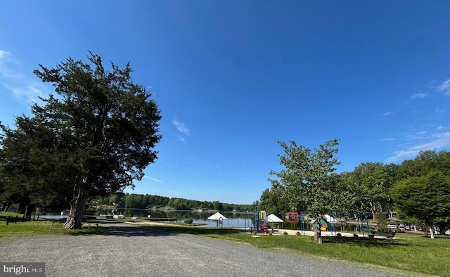 1346 Lakeshore Dr N, Louisa, VA 23093 - view of asphalt street with a water view