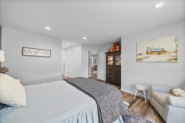 7 Oak View Dr, Staunton, VA 24401 - bedroom with wood finished floors and recessed lighting