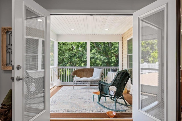 7 Oak View Dr, Staunton, VA 24401 - sunroom featuring wood finished floors and recessed lighting