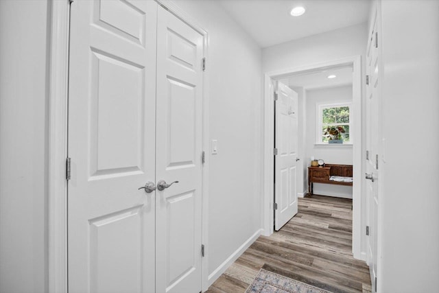 7 Oak View Dr, Staunton, VA 24401 - hallway featuring wood finished floors and recessed lighting