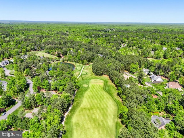 11208 Valor Bridge Dr, Spotsylvania, VA 22551 - birds eye view of property with golf course view and a view of trees