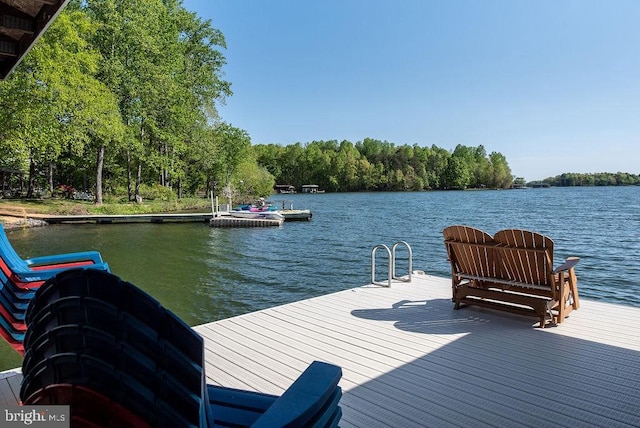 326 Anna Highview, Bumpass, VA 23024 - dock area featuring a water view