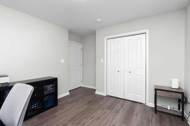 133 Lake View Cir, Waynesboro, VA 22980 - office area with wood finished floors and baseboards