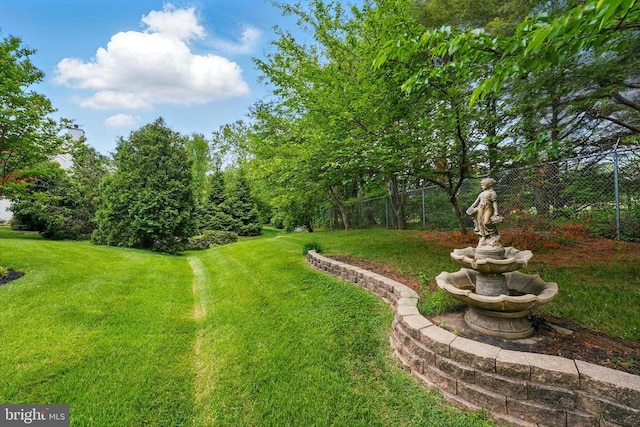view of yard
