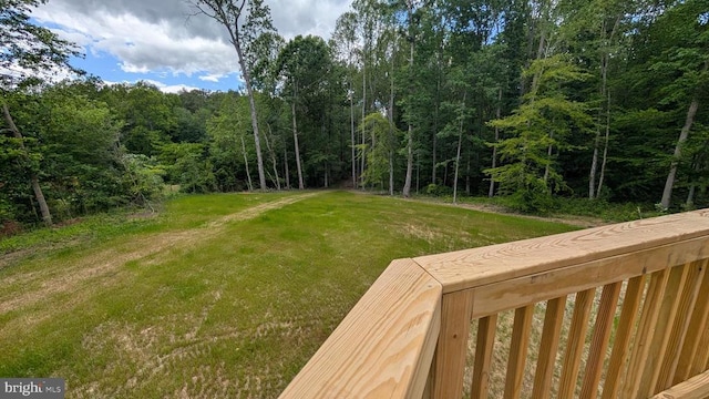 176 Tussing Ln, Rochelle, VA 22738 - view of grassy yard featuring a forest view
