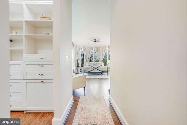 87 River Bend Rd E, Fredericksburg, VA 22407 - corridor featuring wood finished floors and baseboards