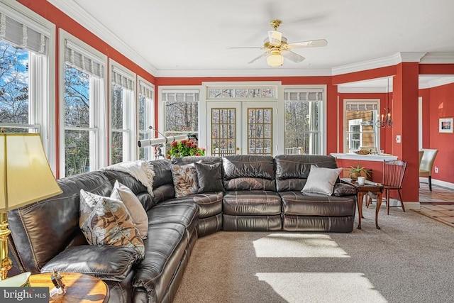sunroom / solarium featuring a wealth of natural light