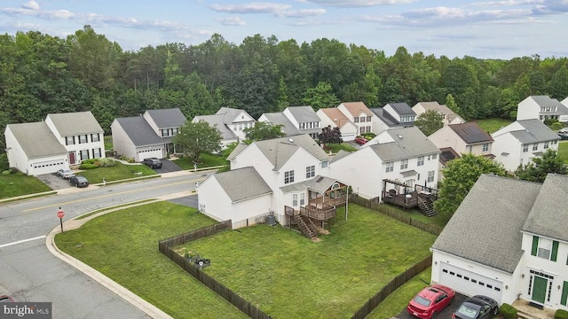 6215 Hot Spring Ln, Fredericksburg, VA 22407 - aerial perspective of suburban area