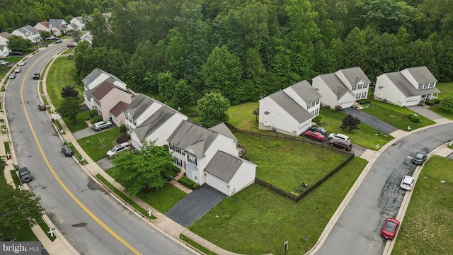6215 Hot Spring Ln, Fredericksburg, VA 22407 - aerial perspective of suburban area featuring a heavily wooded area