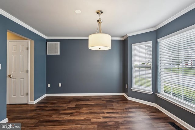 6215 Hot Spring Ln, Fredericksburg, VA 22407 - unfurnished room featuring healthy amount of natural light, wood finished floors, ornamental molding, and baseboards