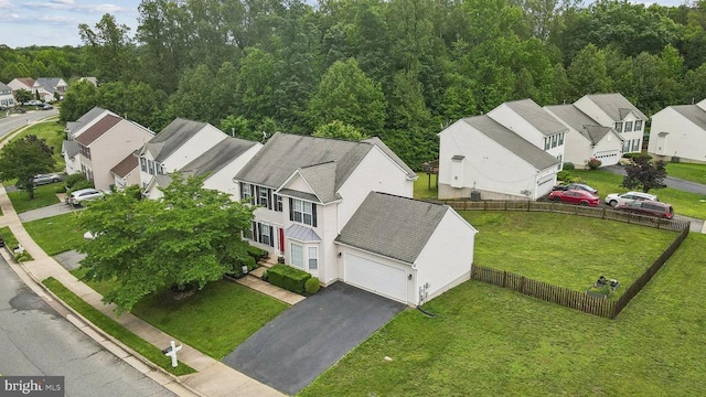 6215 Hot Spring Ln, Fredericksburg, VA 22407 - aerial perspective of suburban area