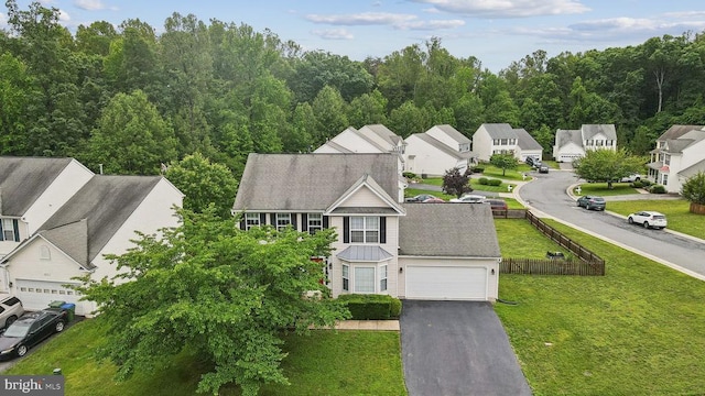 6215 Hot Spring Ln, Fredericksburg, VA 22407 - aerial perspective of suburban area