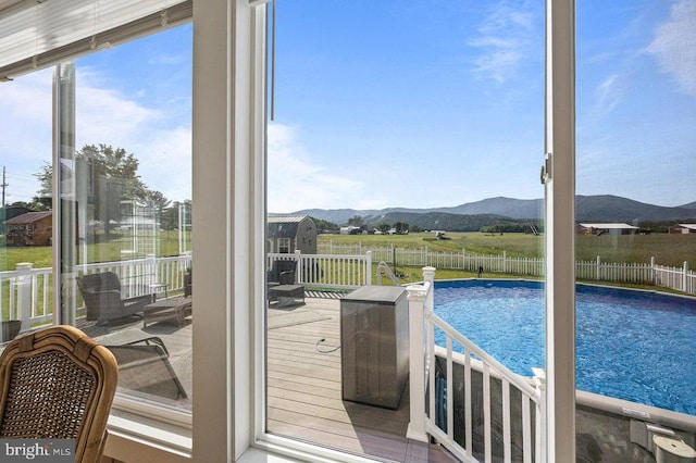 53 Arthur Ln, Luray, VA 22835 - doorway with a mountain view