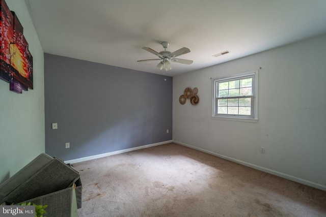 6506 Plantation Forest Dr, Spotsylvania, VA 22553 - carpeted empty room with a ceiling fan and baseboards