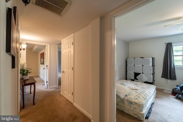 6506 Plantation Forest Dr, Spotsylvania, VA 22553 - hallway with light carpet and baseboards