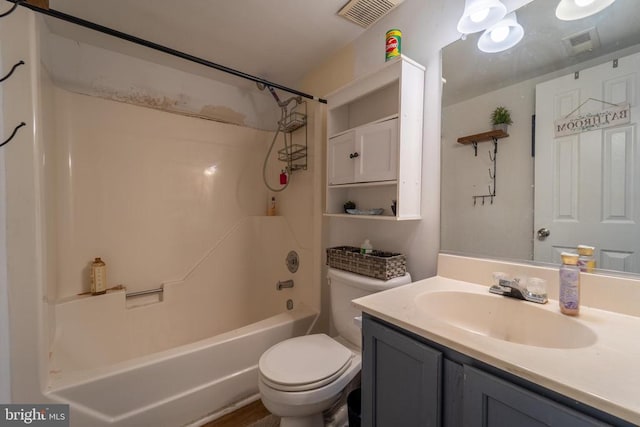 6506 Plantation Forest Dr, Spotsylvania, VA 22553 - full bath featuring shower / bath combination, toilet, and vanity