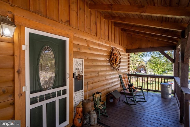 248 Wintergreen Dr, Luray, VA 22835 - view of deck