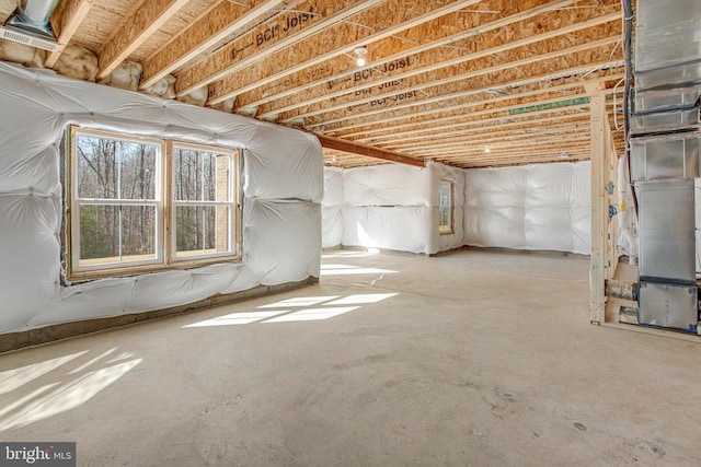 view of basement