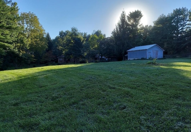 581 Oak Grove Church Rd, Waynesboro, VA 22980 - view of grassy yard with an outbuilding